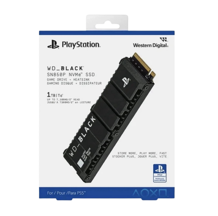 1TB WD BLACK SN850P NVMe SSD for PS5 consoles - Image 1
